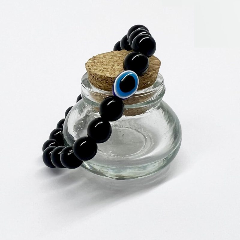 Embrace Protection and Style with Our Handmade Evil Eye Nazar Bracelet - 100% Skin-Friendly, Adjustable Wristband for Women, Men and kids (Set of 4) - Image 4