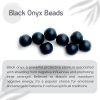 Harmony in Green Howlite Turquoise Polished Stone Bracelet with Black Onyx and Lava Beads, bonus 2 evil eye bracelets - Image 3