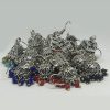 Traditional Handmade Jhumki Combos Nine Pair in Nine Different Colors Pearls Three Shaped, Oxidized Jhumkis in Dome, Triangle and Palki Shapes - Image 2