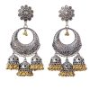 Golden Boho Bollywood Style Elegance Oxidized Ethnic Dangler Designer Jhumki