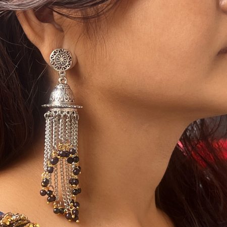 #jhumkas #jhumkis #jhumkilove #tassel #tasselearrings #longjhumkas#earring #earrings #earringswag #earringshop #earringstyle #earringslover #earringaddict #earringfashion #earringsoftheday #the_style_courtyard #studiedbyshalini #HandMade