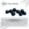 Lapis Lazuli Bracelet with Royal Blue Beads Lava, combined with Lava and Black Onyx Beads Natural healing - Image 4