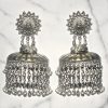 Ranjhana Banjara Jhumka: Large eye catcher Dome Shaped, Big Size, Lightweight Comfortable Earrings - Image 3