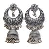 Elegant Big Size Oxidized Traditional Jhumka Earring Stylish Silver and Ethnic Jhumki Earrings for Women and Girls - Image 2