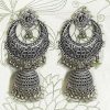 Elegant Big Size Oxidized Traditional Jhumka Earring Stylish Silver and Ethnic Jhumki Earrings for Women and Girls - Image 7