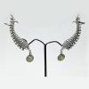 Multicolor Matsya Helix Earring for upper Ear Lobe, Brass with Oxidized Fish Motif Ear Cuffs & Cartilage Earrings for whole ear earrings Women and Girls - Image 4