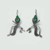 Oxidized Krishna Mor Pankh Earrings with Murli - Bansuri & Krisnha Bhakti inspired for women and girls - Image 4