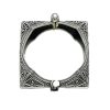 Single Piece of Silver Replica Rajwadi Sahiba Openable Bracelet & Kada, Oxidised Hand-Cuff Tribal Bangle, Traditional and Antique finish