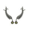 Multicolor Matsya Helix Earring for upper Ear Lobe, Brass with Oxidized Fish Motif Ear Cuffs & Cartilage Earrings for whole ear earrings Women and Girls