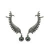 Multicolor Matsya Helix Earring for upper Ear Lobe, Brass with Oxidized Fish Motif Ear Cuffs & Cartilage Earrings for whole ear earrings Women and Girls