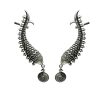 Multicolor Matsya Helix Earring for upper Ear Lobe, Brass with Oxidized Fish Motif Ear Cuffs & Cartilage Earrings for whole ear earrings Women and Girls