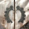 Crescent Leaf Ear Cuff Earrings - Clip-on Ear Jacket, Butterfly Ear Climbers, Oxidised Ear Cuffs for Non-Pierced Ears for Women and Girls - Image 4