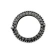 Single Piece of Silver Replica Rajwadi Sahiba Openable Bracelet & Kada, Oxidised Hand-Cuff Tribal Bangle, Traditional and Antique finish - Image 2