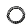 Single Piece of Silver Replica Rajwadi Sahiba Openable Bracelet & Kada, Oxidised Hand-Cuff Tribal Bangle, Traditional and Antique finish