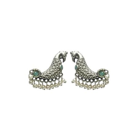Smart Oxidized Brass Small Stud Earrings - Perfect for Office & College Wear Choice Of Variety of Designs