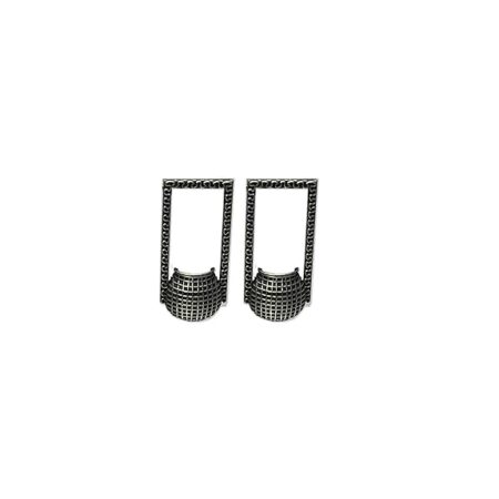 Smart Oxidized Brass Small Stud Earrings - Perfect for Office & College Wear Choice Of Variety of Designs