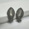 Smart Oxidized Brass Small Stud Earrings - Perfect for Office & College Wear Choice Of Variety of Designs - Image 4