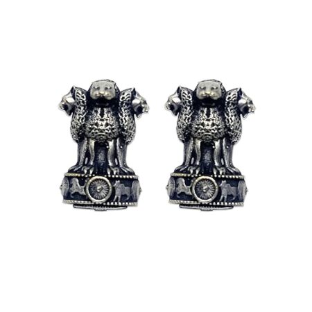 Smart Oxidized Brass Small Stud Earrings - Perfect for Office & College Wear Choice Of Variety of Designs