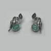Smart Oxidized Brass Small Stud Earrings - Perfect for Office & College Wear Choice Of Variety of Designs - Image 3