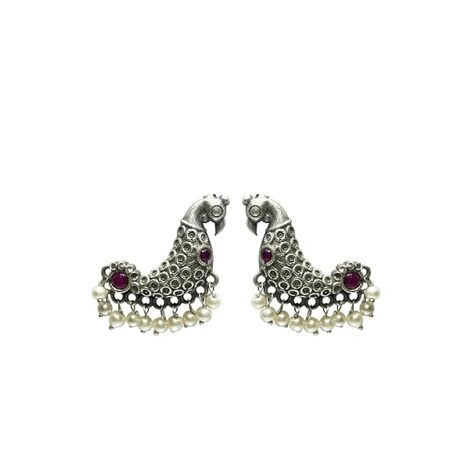 Smart Oxidized Brass Small Stud Earrings - Perfect for Office & College Wear Choice Of Variety of Designs