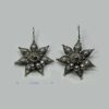 Smart N Perfect for Office & College Wear Elegant Brass Butterfly and Flower Oxidised Drop Earrings for Women | Auspicious Jewelry - Image 3