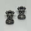 Smart Oxidized Brass Small Stud Earrings - Perfect for Office & College Wear Choice Of Variety of Designs - Image 4