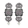 Oxidized Brass Dangler - A fusion design beautifully with both ethnic and western attire for Women’s n Girls