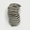 Metallic Colored Multi-Wrap Flexible Snake Kada Bracelet - Spiral Spring Coil Silver Snake Bangle - Image 2