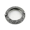 Single Piece of Silver Replica Rajwadi Sahiba Openable Bracelet & Kada, Oxidised Hand-Cuff Tribal Bangle, Traditional and Antique finish