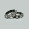 Single Piece of Silver Replica Rajwadi Sahiba Openable Bracelet & Kada, Oxidised Hand-Cuff Tribal Bangle, Traditional and Antique finish - Image 2
