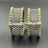 Single Piece of Silver Replica Rajwadi Sahiba Openable Bracelet & Kada, Oxidised Hand-Cuff Tribal Bangle, Traditional and Antique finish - Image 2