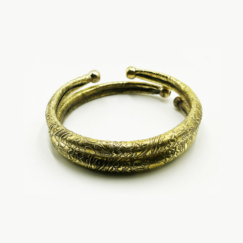 THE STYLE COURTYARD Oxidized Toe Kada/Anklet Kada/Leg Kada – Traditional Rajasthani Jewelry, Kada Payal - Image 2