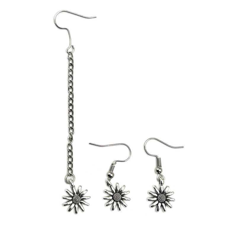 Oxidised & Gold Earrings with Maang Tikka Combo Set of Multiple Floral & Ethnic Designs